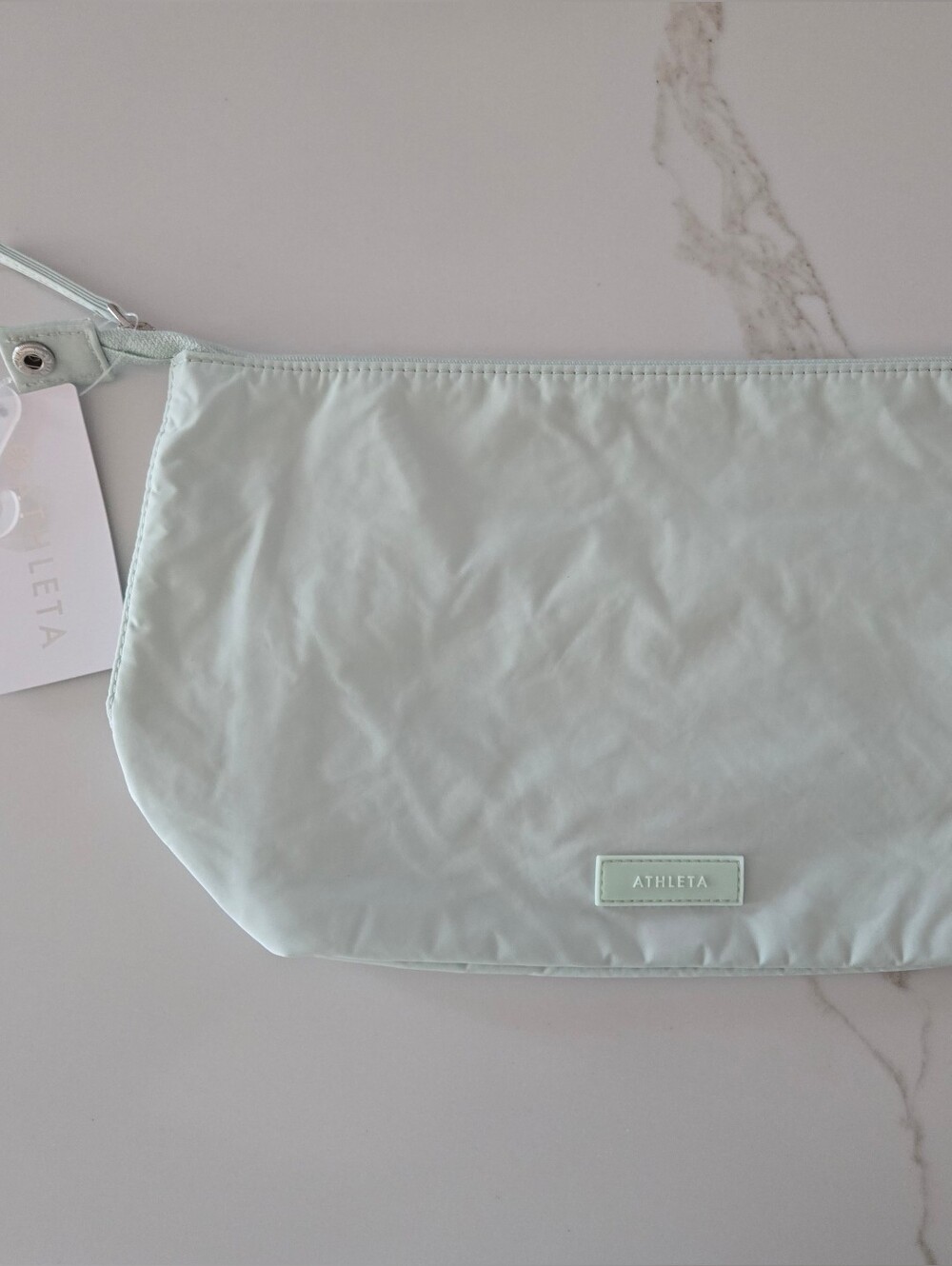 NWT Athleta Light Mint Cosmetic Pouch